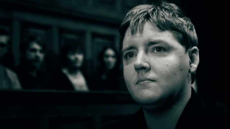 And so in court, you know, she would smile at them