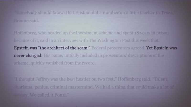 And in my opinion, he stole over $100 million