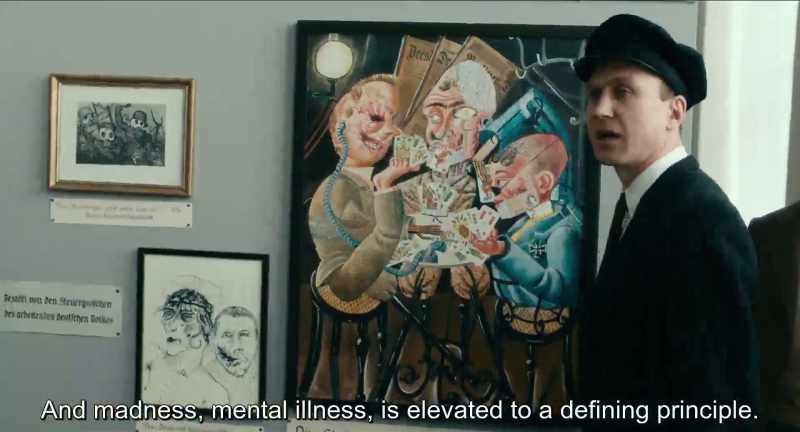 And insanity, mental illness, becomes a principle