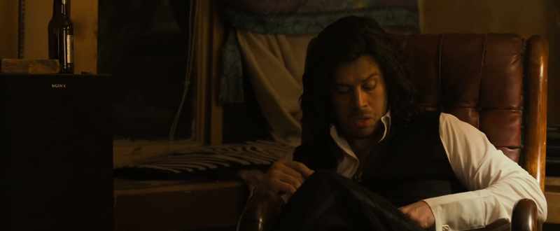 And this is a scene in which he exhibits