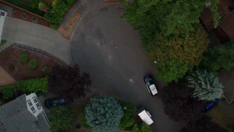 And this is about where we found the car, just about here