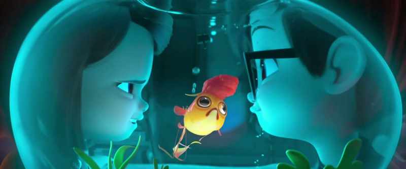 And this is my fish. -(tapping)