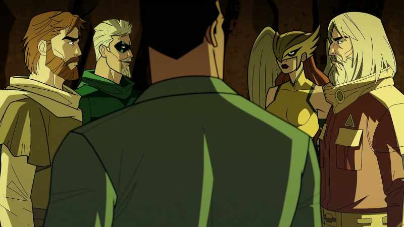 And this is Shayera and Adam Strange