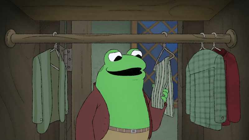 And this is Toad's woolly scarffor the winter