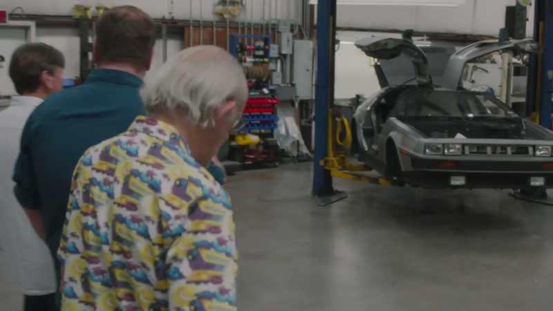 And this is, uh... This is the flying DeLorean