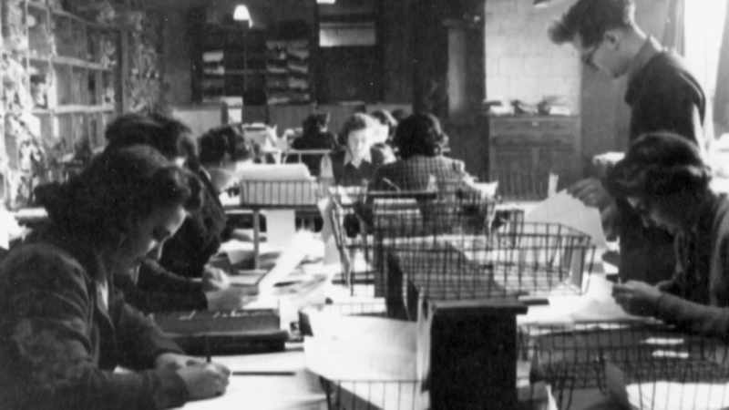 And it was a real community that built up around Bletchley
