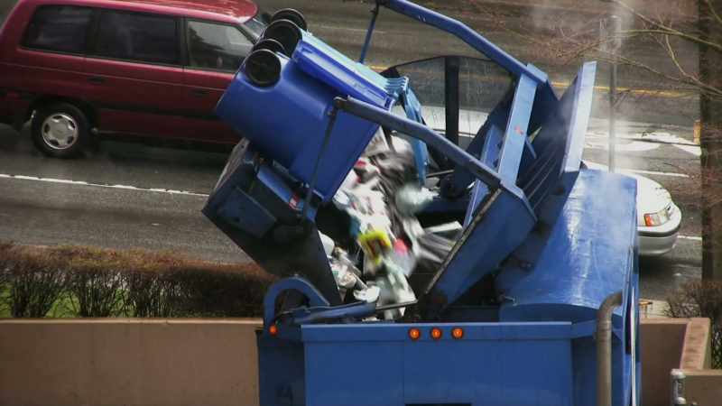 And it was garbage day