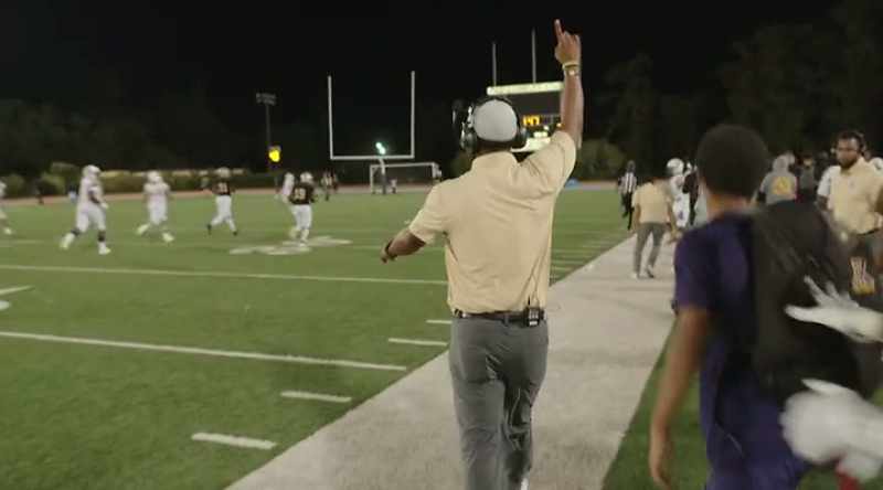 And it is gonna be a touchdown for Edna Karr!