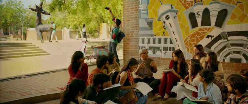 And it...helps to create unexpected dialogue