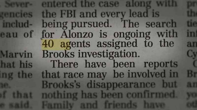 And it was just a constant barrage of law enforcement