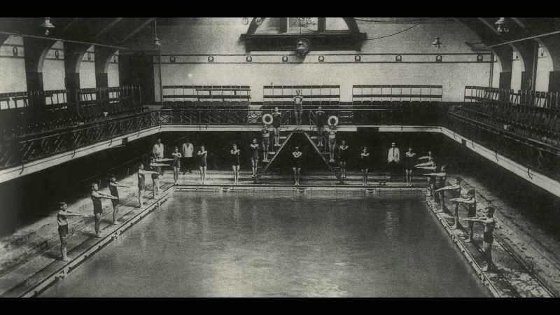 And it was right next to the public baths, as well