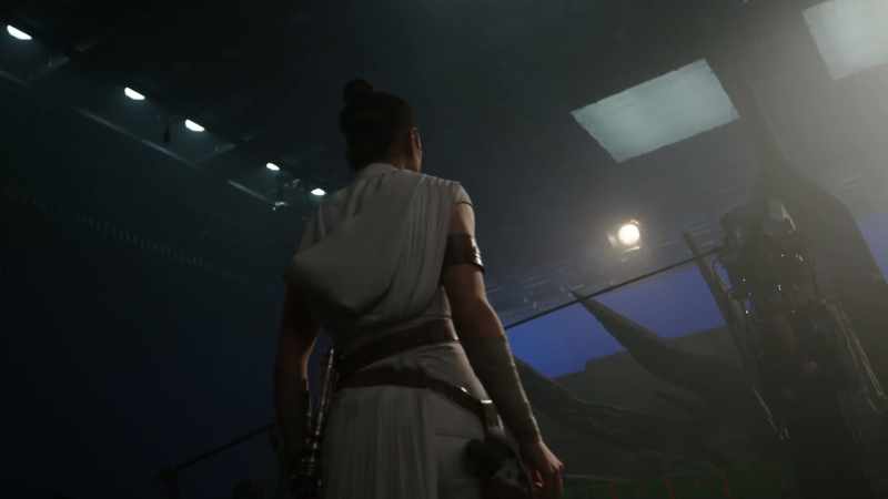 And so it takes great courage for Rey even to enter that place