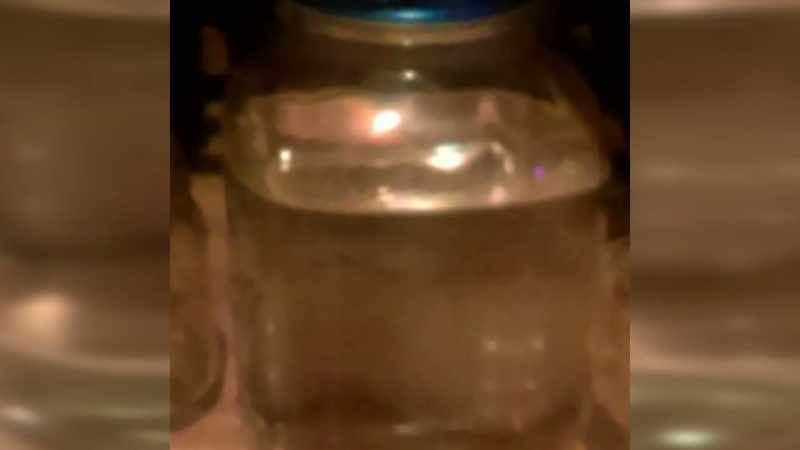 And it was with dry ice