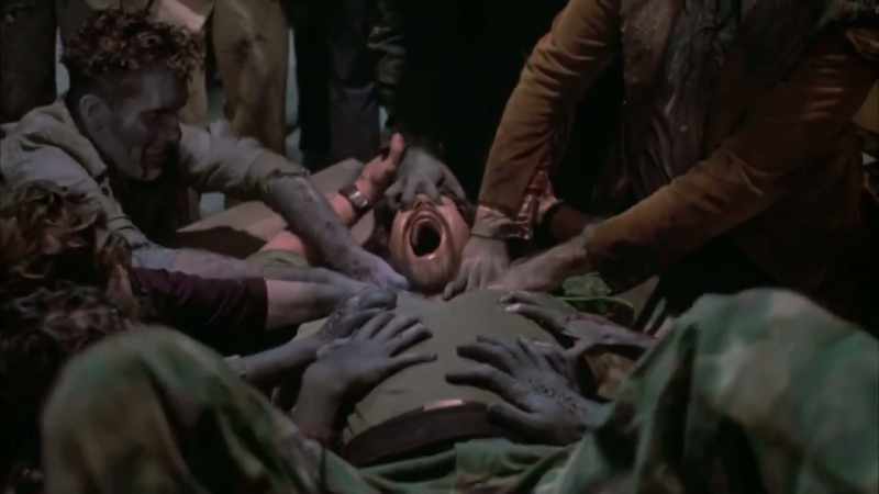 And it's actually Greg Nicotero's fingers
