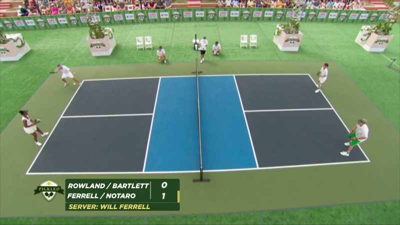 AND IT'S FERRELL TO BARTLETT, TO NOTARO