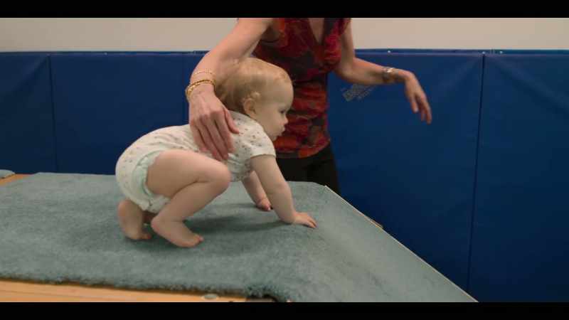 And it's good for your baby to crawl on grass