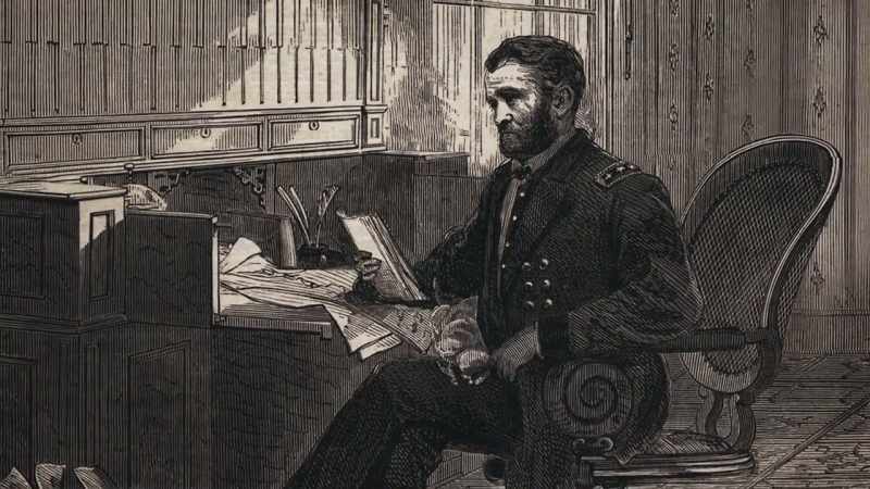 � And it's Grant who, from afar