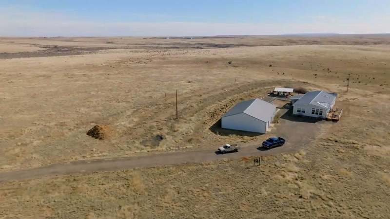 And it's surrounded by huge expanses of ranches