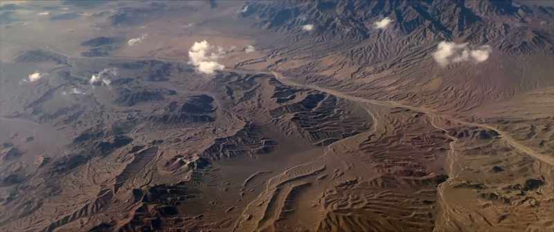 And it's this-- this long volcanic rock ridge