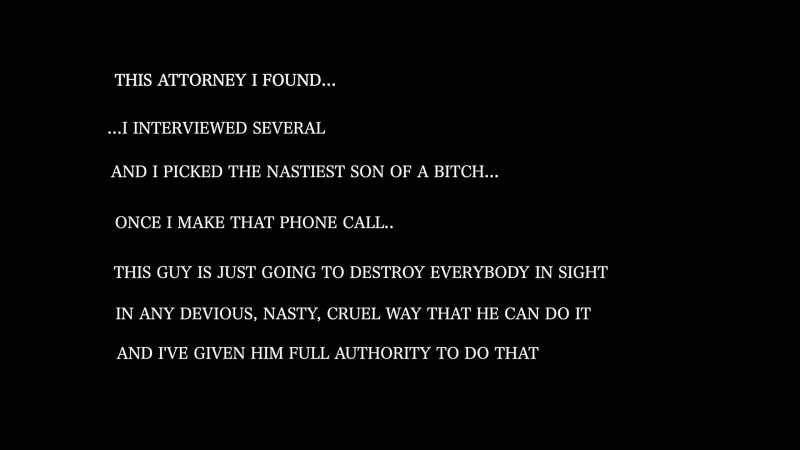 And I've given him full authority to do that