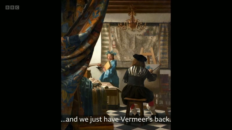 And we just have Vermeer's back