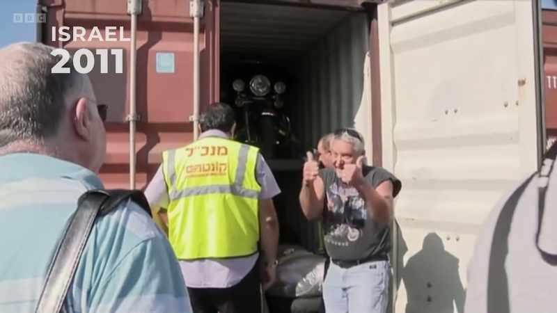 And we just opened the containers