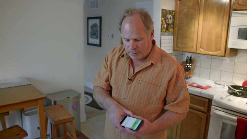 And you just put it up and it grabs it