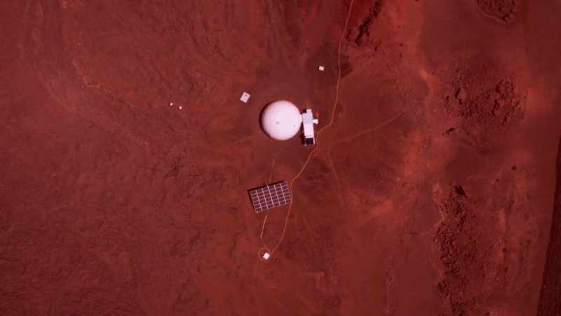 And you just see this black and red lava