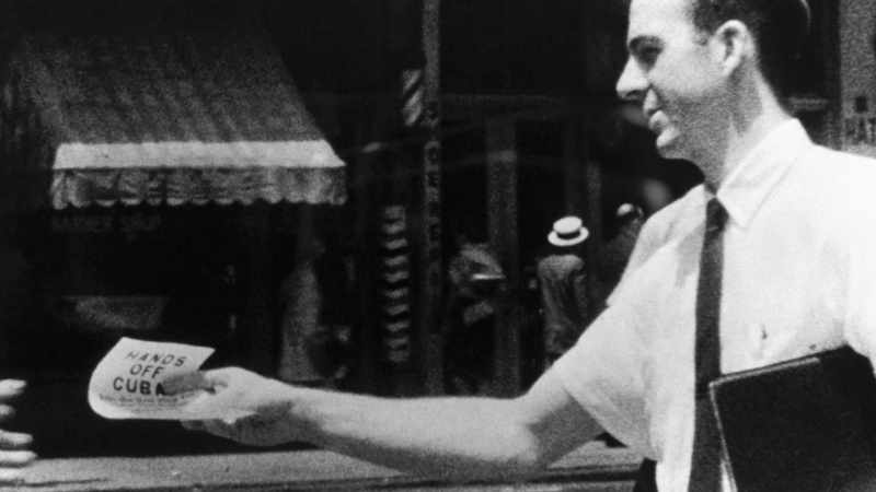 And Lee Oswald commits himself to the new revolution
