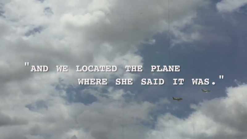 And we located the plan where she said it was