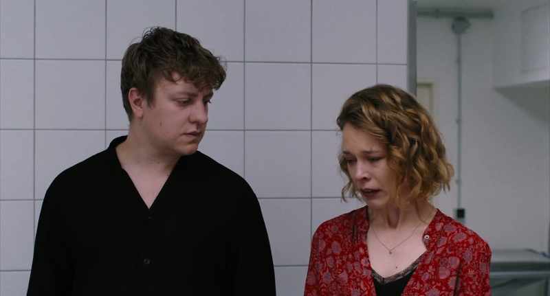 And he looked down and felt her looking at him. And he wanted to cry