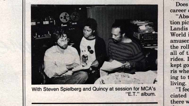 And Michael was a big fan, too