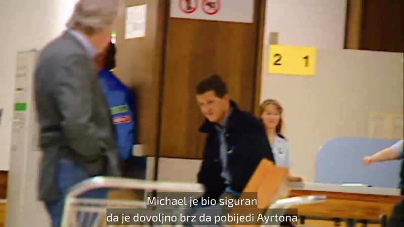And Michael was very confident he was quick enough to beat Ayrton