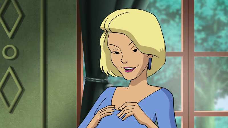 And Mona couldn't help telling Shaggy and Scooby, 