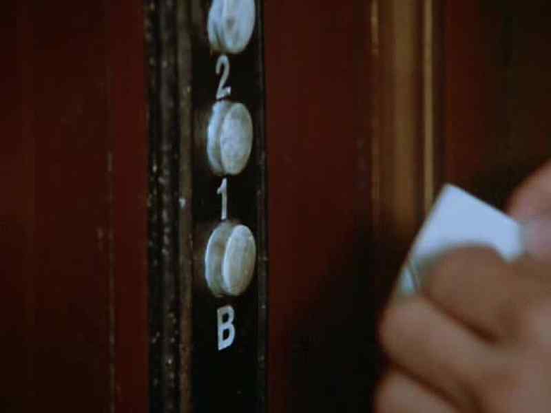 and he must've transferred MY fingerprint to the elevator button