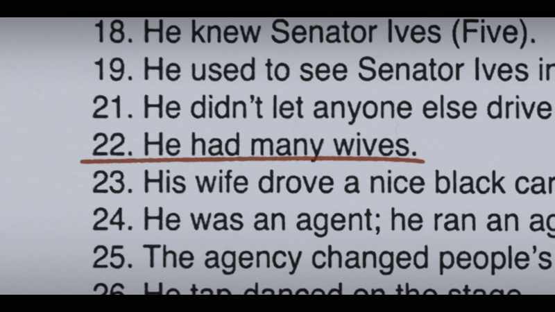 And that my father, Marty, had many wives, which is true