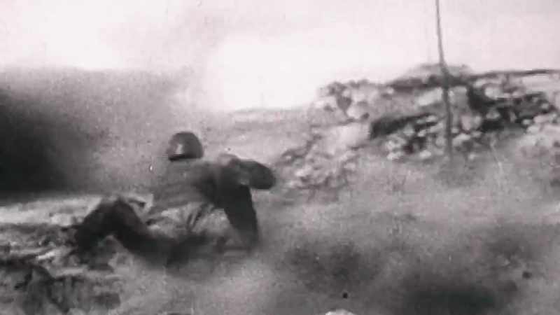 And NKVD troops were stationed behind the front lines