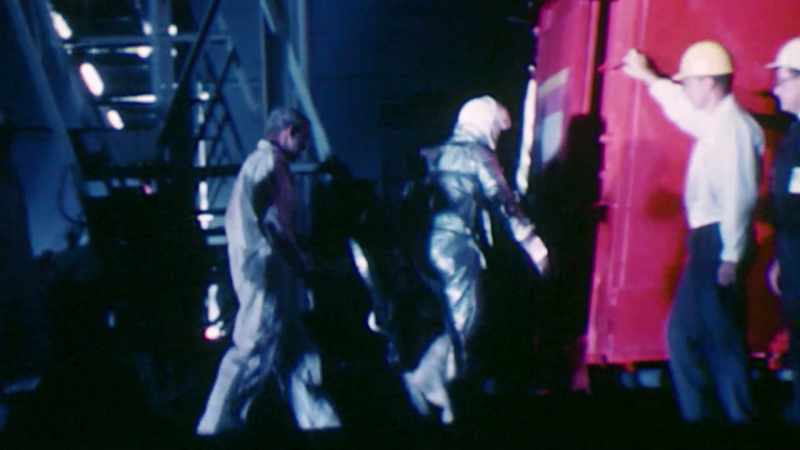 And now stepping into the elevator, followed by Dr. Douglas