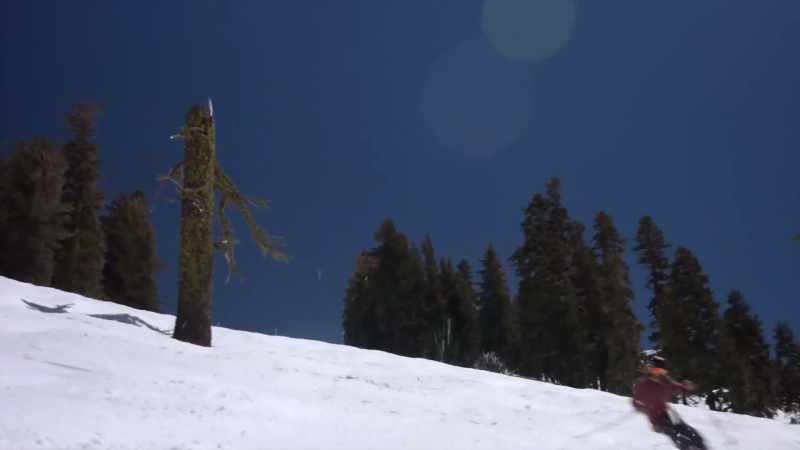 And now we're here, skiing bumps together
