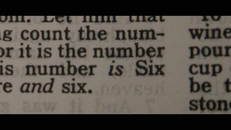 And his number is six hundred threescore and six.