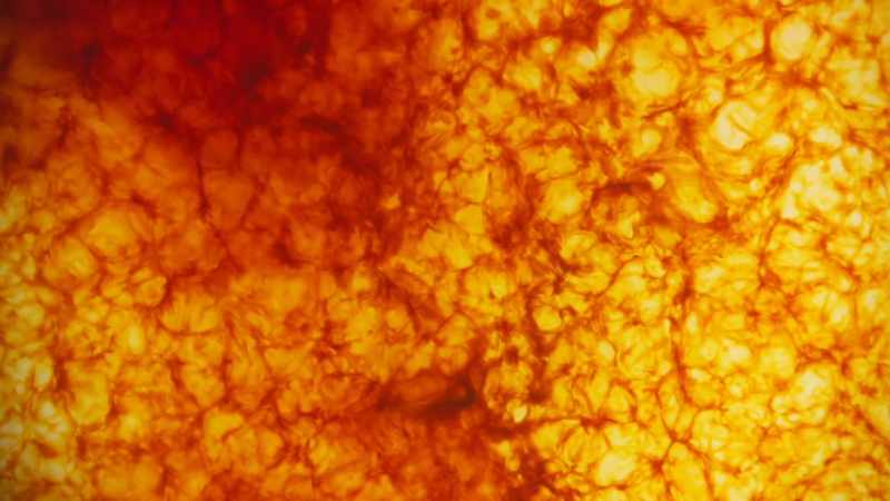 And occasionally there's a huge solar flare, where a big mass ejection