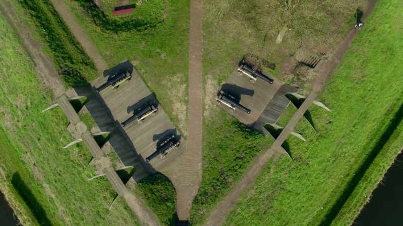 And because of where the cannons were located