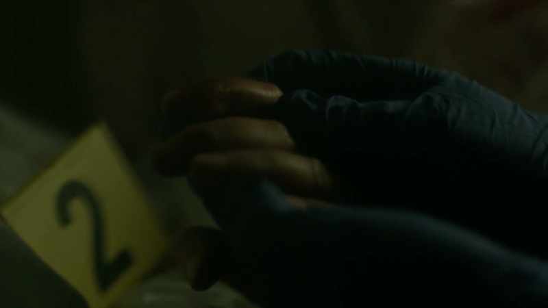 And one of her fingernails was broken which was an indication