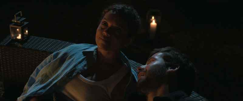 And this one is the sensitive spot, just up her neck