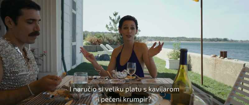 And your order was full caviar service and baked potatoes?