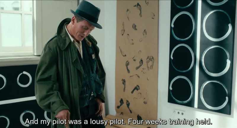 And my pilot was a lousy pilot. we had four weeks of training