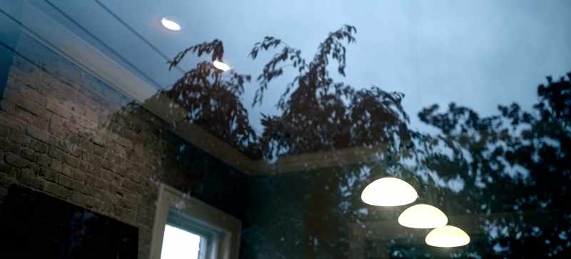 And he pointed to a window in this office