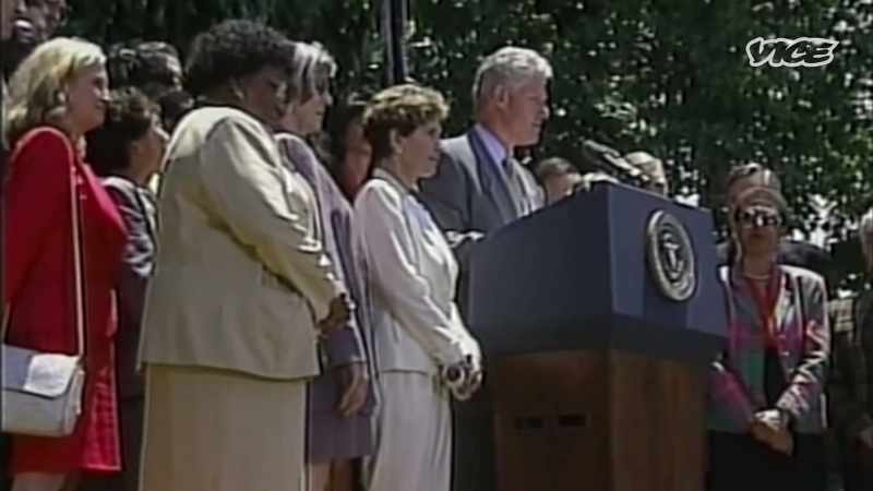 And when President Clinton pushes hard