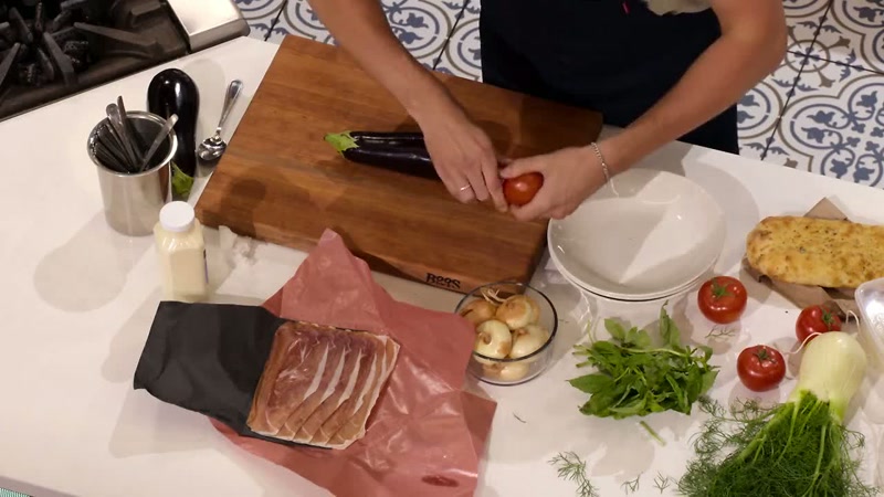 And prosciutto and fresh tomatoes in the Spend Box