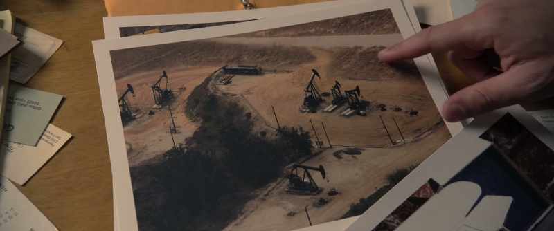 And that route cuts right by the oil field